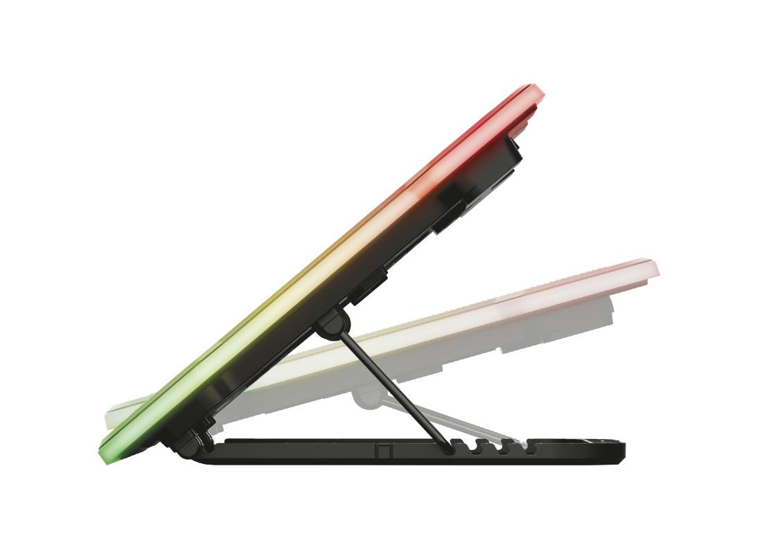 Trust GXT 1126 Aura Multicolour Illuminated Laptop Cooling Stand