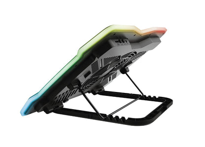 Trust GXT 1126 Aura Multicolour Illuminated Laptop Cooling Stand