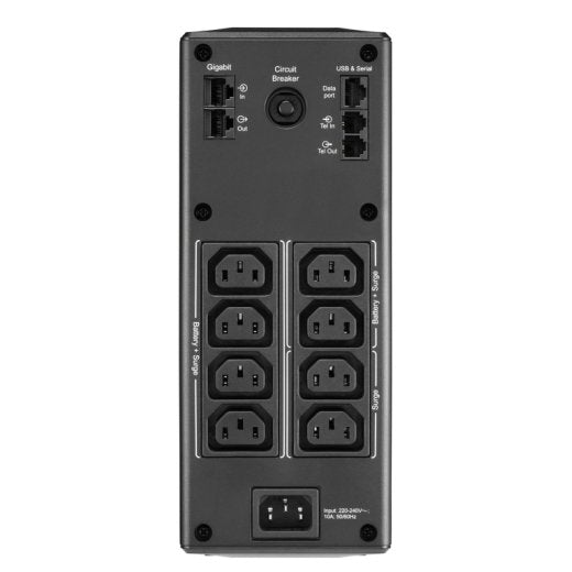 APC Back UPS Pro BR 1600VA 960W AVR LCD Interface 8 AC Outlets