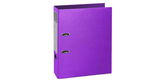Teksto Lever Arch File Prem Touch A4 80mm Spine Purple 53657E - NWT FM SOLUTIONS - YOUR CATERING WHOLESALER