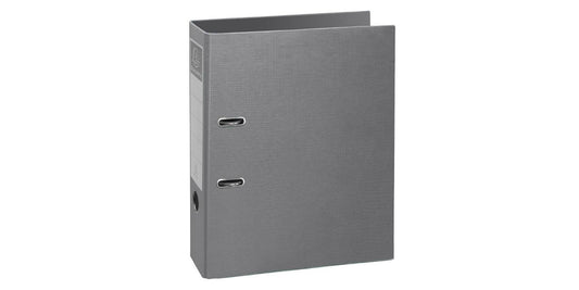Teksto Lever Arch File Prem Touch A4 80mm Spine Grey 53654E - NWT FM SOLUTIONS - YOUR CATERING WHOLESALER