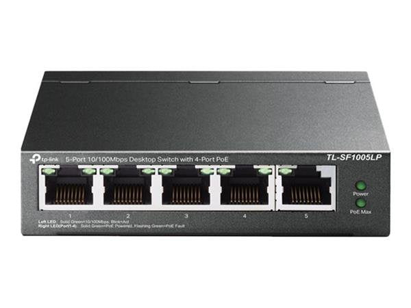 TP Link 5 Port 10 100Mbps Desktop Switch With 4 PoE Ports - NWT FM SOLUTIONS - YOUR CATERING WHOLESALER