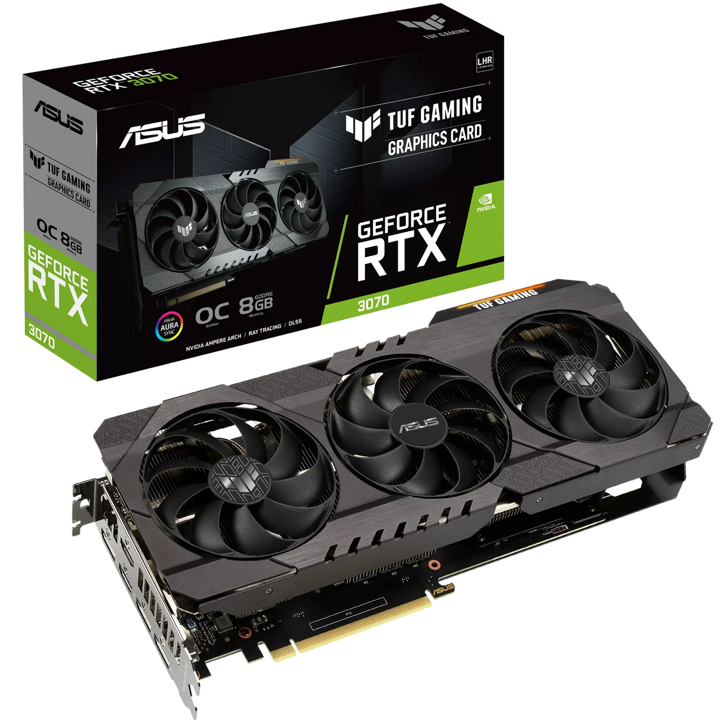 ASUS TUF Gaming NVIDIA GeForce RTX 3070 V2 OC 8GB GDDR6 Graphics Card