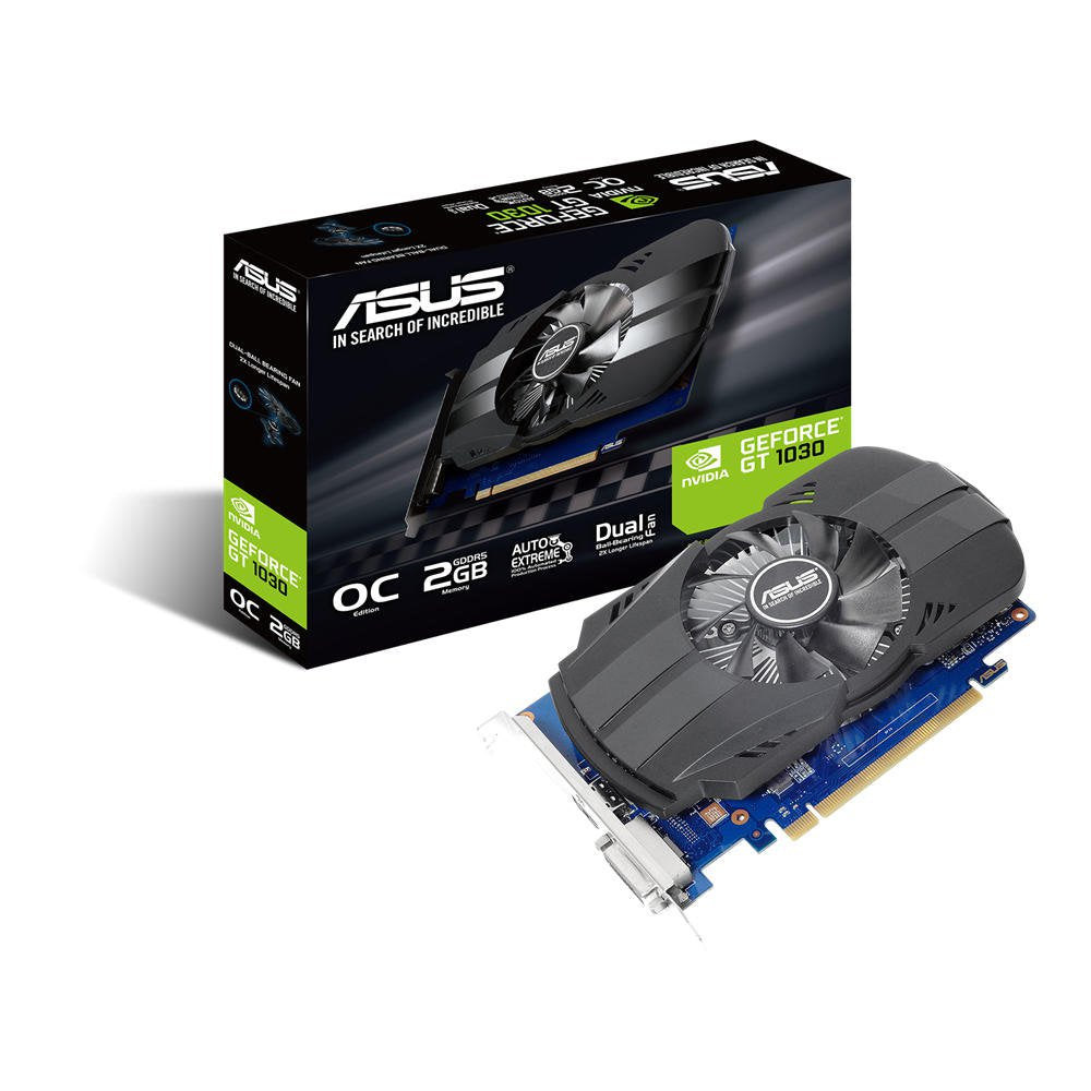 ASUS GT1030 2GB OC NVIDIA GeForce 1030 2GB GDDR5 Graphics Card