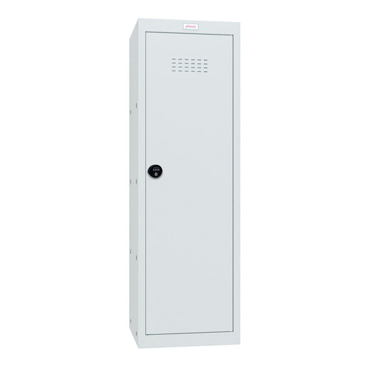 Phoenix CL Series Size 4 Cube Locker in Light Grey with Combination Lock CL1244GGC - NWT FM SOLUTIONS - YOUR CATERING WHOLESALER