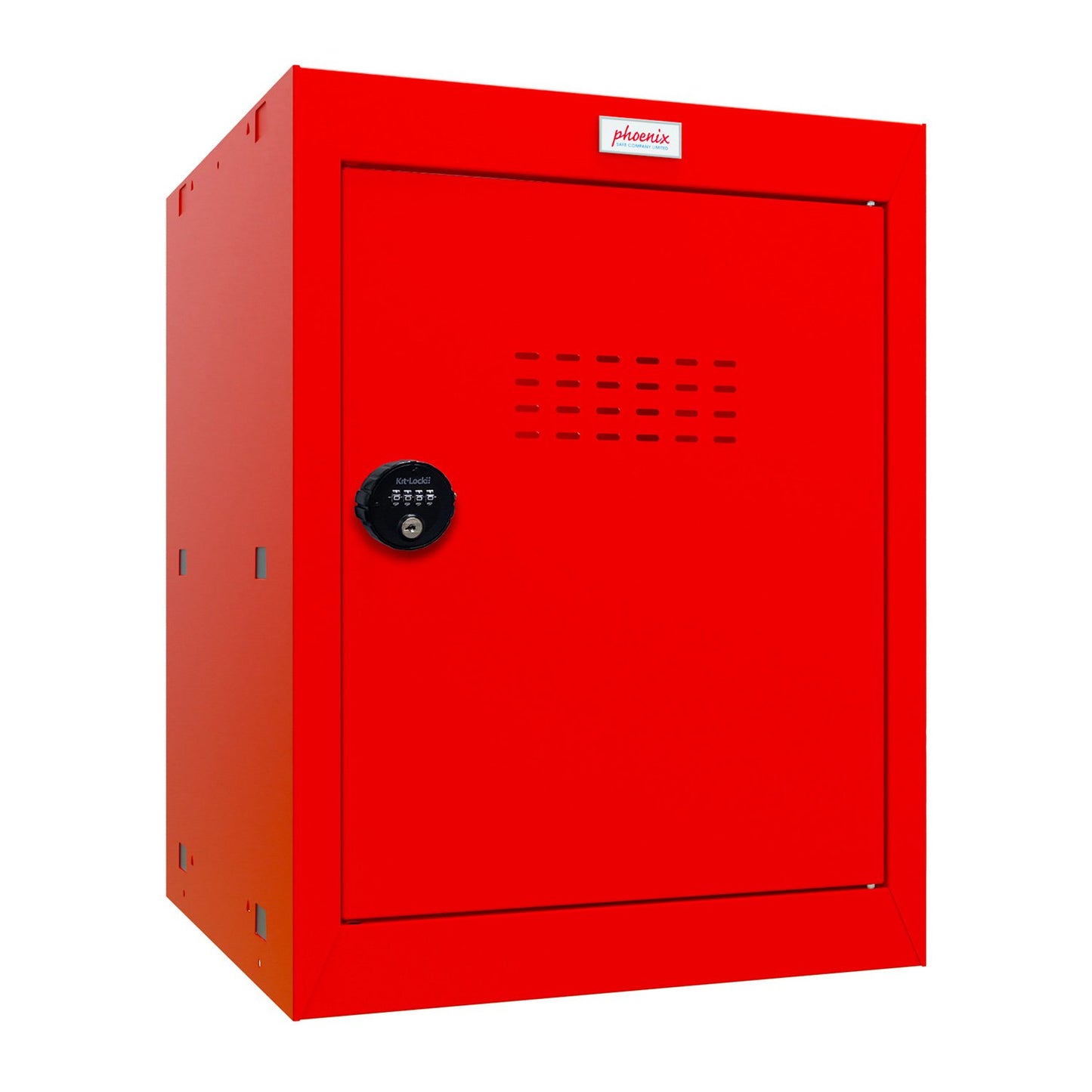 Phoenix CL Series Size 2 Cube Locker in Red with Combination Lock CL0544RRC - NWT FM SOLUTIONS - YOUR CATERING WHOLESALER