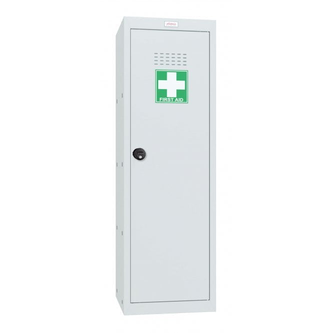 Phoenix MC Series Size 4 Cube Locker in Light Grey with Combination Lock MC1244GGC - NWT FM SOLUTIONS - YOUR CATERING WHOLESALER