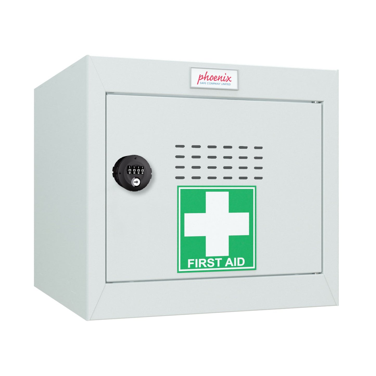 Phoenix MC Series Size 1 Cube Locker in Light Grey with Combination Lock MC0344GGC - NWT FM SOLUTIONS - YOUR CATERING WHOLESALER