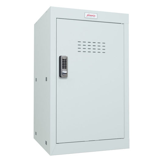 Phoenix CL Series Size 3 Cube Locker in Light Grey with Electronic Lock CL0644GGE - NWT FM SOLUTIONS - YOUR CATERING WHOLESALER