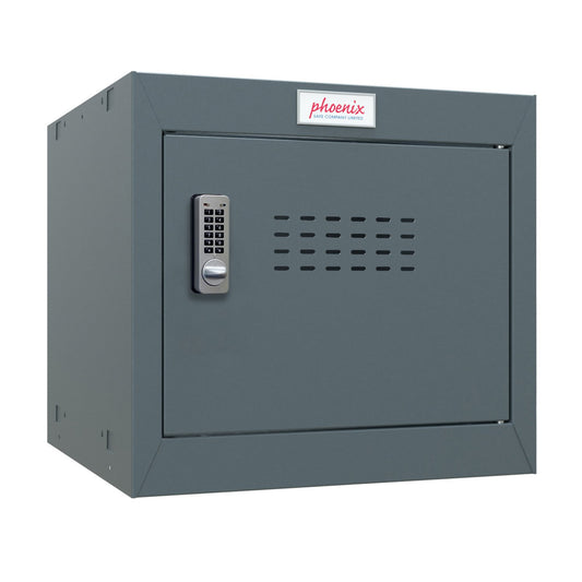 Phoenix CL Series Size 2 Cube Locker in Antracite Grey with Electronic Lock CL0544AAE - NWT FM SOLUTIONS - YOUR CATERING WHOLESALER