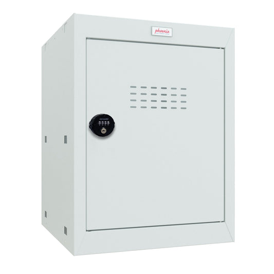 Phoenix CL Series Size 2 Cube Locker in Light Grey with Combination Lock CL0544GGC - NWT FM SOLUTIONS - YOUR CATERING WHOLESALER