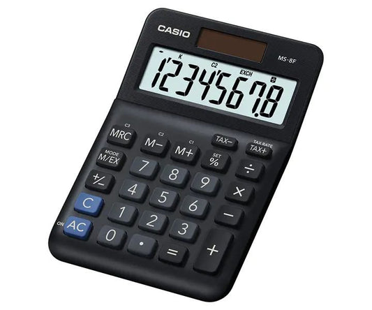 Casio MS-8F 8 Digit Desk Calculator MS-8F-WA-EP - NWT FM SOLUTIONS - YOUR CATERING WHOLESALER