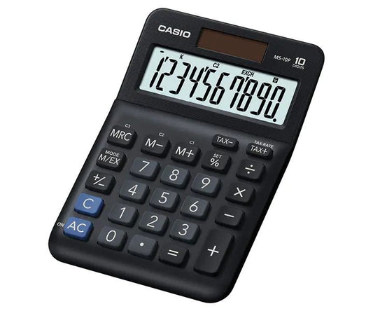 Casio MS-10F 10 Digit Desk Calculator MS-10F-WA-EP - NWT FM SOLUTIONS - YOUR CATERING WHOLESALER
