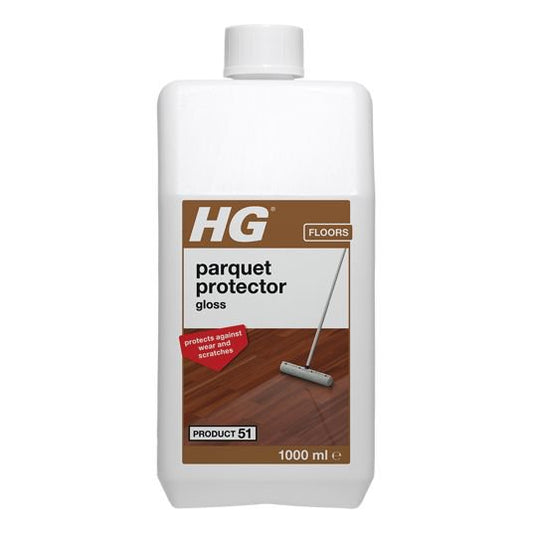 HG Parquet Protective Coating Gloss Finish 1 Litre - NWT FM SOLUTIONS - YOUR CATERING WHOLESALER