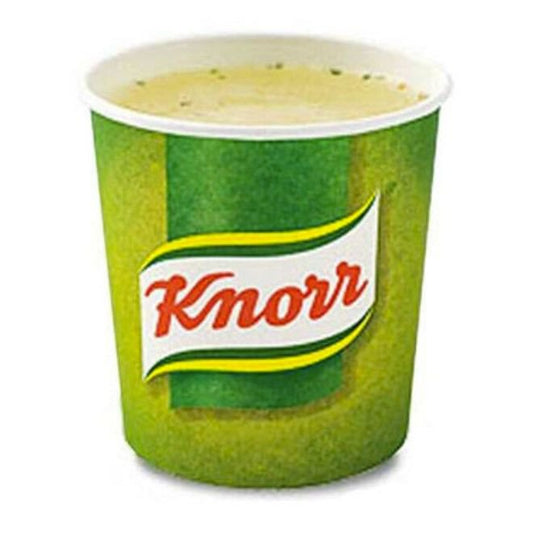 Kenco In-Cup Chicken Soup 25's 76mm Paper Cups - NWT FM SOLUTIONS - YOUR CATERING WHOLESALER