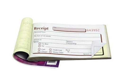 Pukka Receipt 69x140mm Duplicate Book - NWT FM SOLUTIONS - YOUR CATERING WHOLESALER