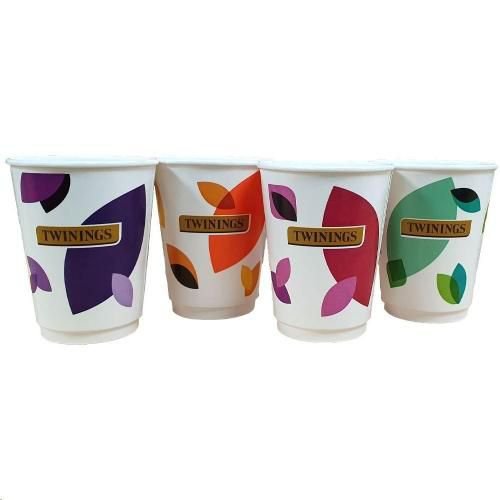 Twinings 12oz Printed Paper Cups 25's - NWT FM SOLUTIONS - YOUR CATERING WHOLESALER