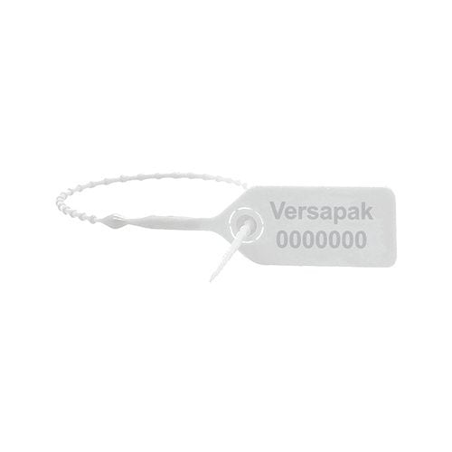 Versalite Pull Tight Seal Numbered White (Pack 1000) - PFSIG0198 - NWT FM SOLUTIONS - YOUR CATERING WHOLESALER