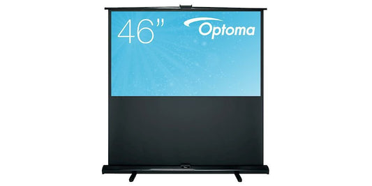 Optoma DP-9046MWL Panoview 46 Inch 16:9 Manual Pull Up Projector Screen - NWT FM SOLUTIONS - YOUR CATERING WHOLESALER