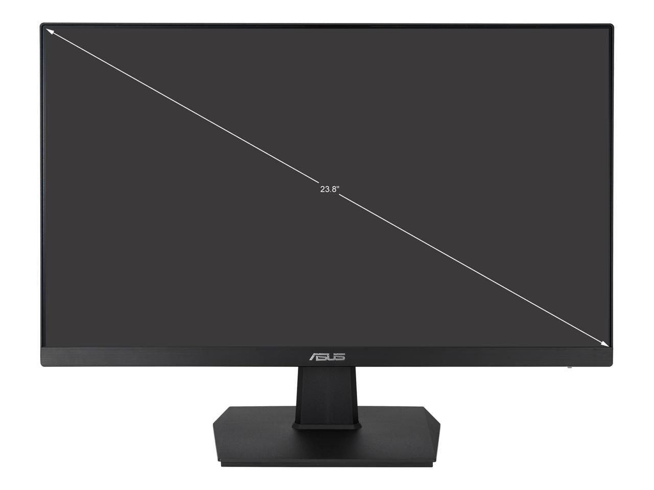 ASUS VA247HE 23.8 Inch 1920 x 1080 Pixels Full HD HDMI DVI VGA Monitor