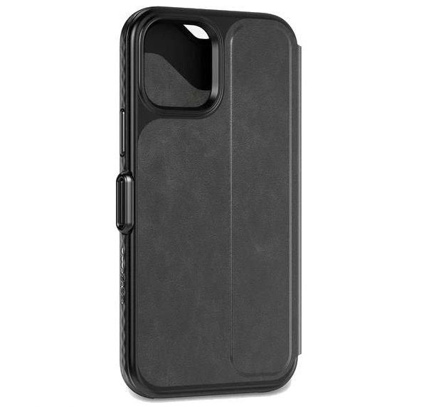 Tech 21 Evo Wallet Smokey Black Apple iPhone 12 and 12 Pro Mobile Phone Case