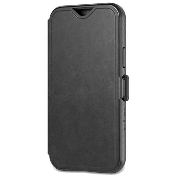 Tech 21 Evo Wallet Smokey Black Apple iPhone 12 and 12 Pro Mobile Phone Case