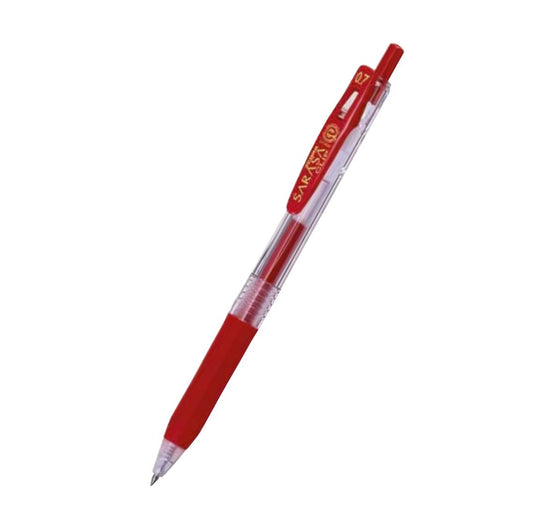 Zebra Sarasa Clip Eco Gel Pen Medium Point Red (Pack 12) - 14323 - NWT FM SOLUTIONS - YOUR CATERING WHOLESALER