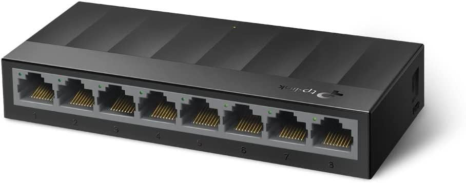 TP-Link LS1008G LiteWave 8 Port Unmanaged Gigabit Ethernet Desktop Switch