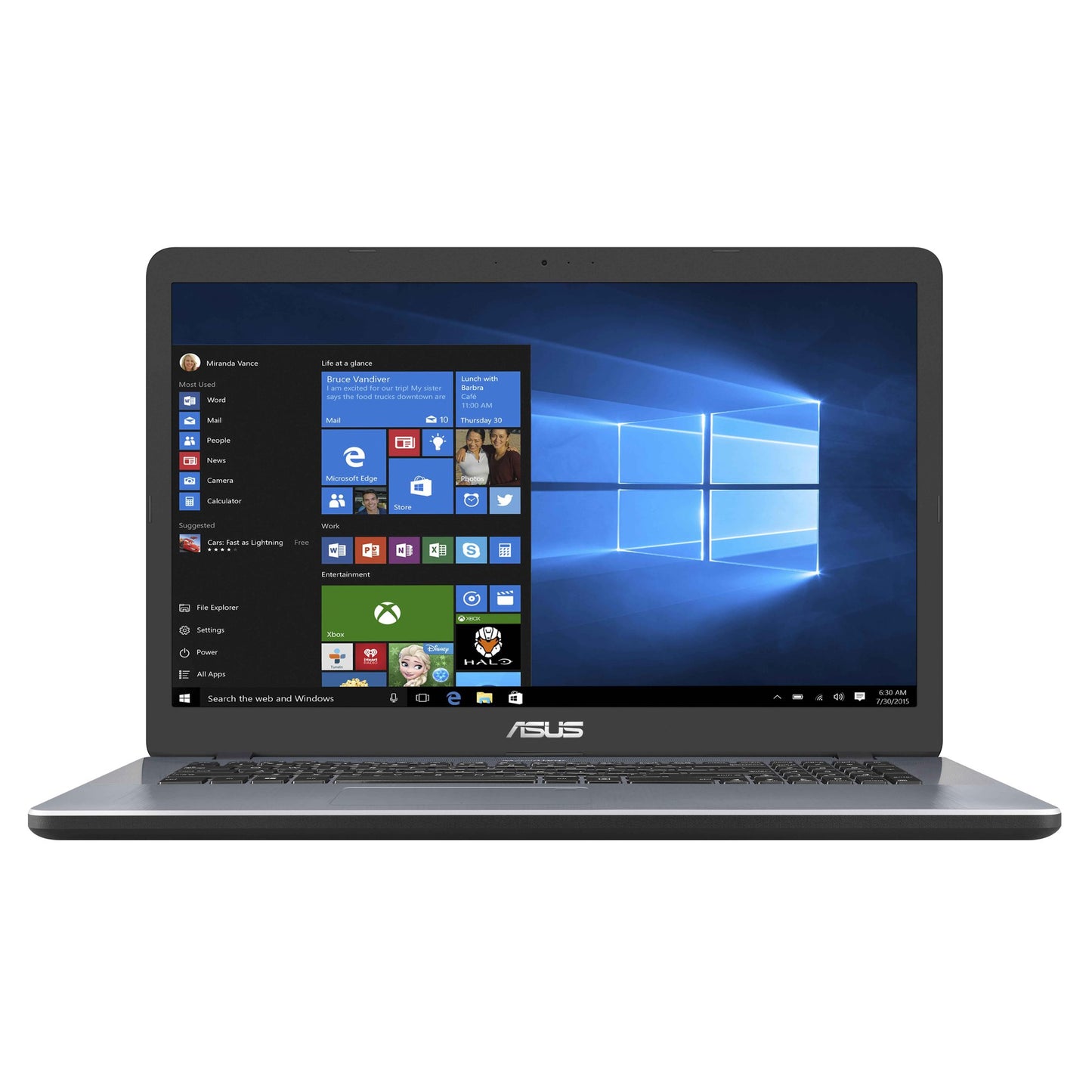 ASUS VivoBook 17 X705MAR 17.3 Inch Intel Celeron N4020 8GB RAM 1TB HDD Windows 10 Home - NWT FM SOLUTIONS - YOUR CATERING WHOLESALER