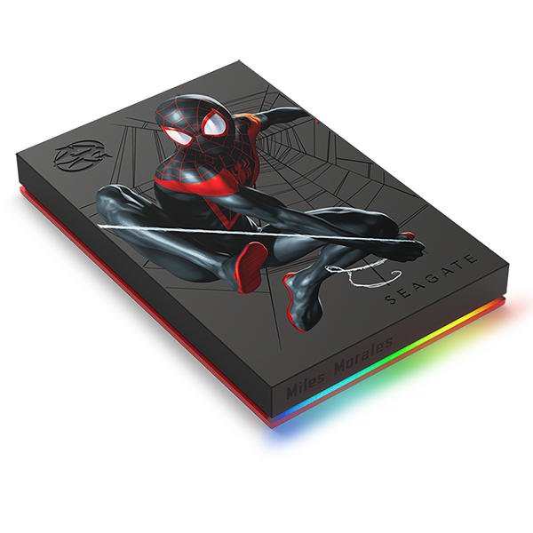 Seagate Marvel Miles Morales Special Edition 2TB USB 3.0 RGB LED External Hard Drive