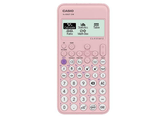 Casio Classwiz Scientific Calculator Pink  FX-83GTCW-PK-W-UT - NWT FM SOLUTIONS - YOUR CATERING WHOLESALER
