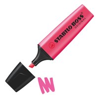 STABILO BOSS ORIGINAL Highlighter Chisel Tip 2-5mm Line Pink (Pack 10) - 70/56 - NWT FM SOLUTIONS - YOUR CATERING WHOLESALER