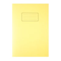 Silvine A4 Exercise Book Ruled Yellow 80 Pages (Pack 10) - EX109 - NWT FM SOLUTIONS - YOUR CATERING WHOLESALER