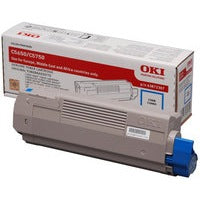 OKI Cyan Toner Cartridge 2K pages - 43872307 - NWT FM SOLUTIONS - YOUR CATERING WHOLESALER