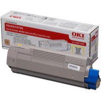 OKI Yellow Toner Cartridge 2K pages - 43872305 - NWT FM SOLUTIONS - YOUR CATERING WHOLESALER