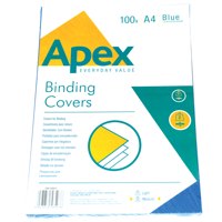 ValueX Binding Cover Leathergrain A4 250gsm Blue (Pack 100) 6501101 - NWT FM SOLUTIONS - YOUR CATERING WHOLESALER