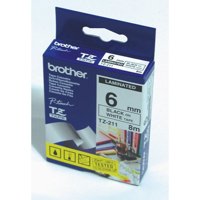 Brother Black On Yellow Label Tape 6mm x 8m - TZE611 - NWT FM SOLUTIONS - YOUR CATERING WHOLESALER