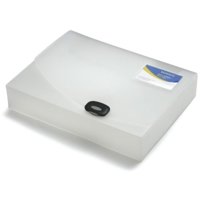 Rapesco 60mm Rigid Wallet Box File A4 Clear - 0714 - NWT FM SOLUTIONS - YOUR CATERING WHOLESALER