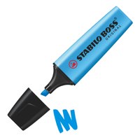 STABILO BOSS ORIGINAL Highlighter Chisel Tip 2-5mm Line Blue (Pack 10) - 70/31 - NWT FM SOLUTIONS - YOUR CATERING WHOLESALER