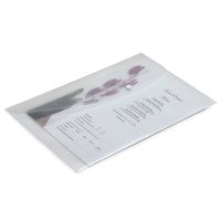 Rapesco Popper Wallet Polypropylene Foolscap Transparent Clear (Pack 5) - 0695 - NWT FM SOLUTIONS - YOUR CATERING WHOLESALER