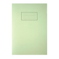 Silvine A4 Exercise Book Ruled Green 80 Pages (Pack 10) - EX110 - NWT FM SOLUTIONS - YOUR CATERING WHOLESALER