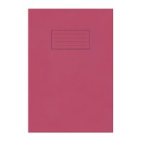 Silvine A4 Exercise Book Ruled Red 80 Pages (Pack 10) - EX107 - NWT FM SOLUTIONS - YOUR CATERING WHOLESALER
