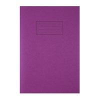 Silvine A4 Exercise Book Ruled Purple 80 Pages (Pack 10) - EX111 - NWT FM SOLUTIONS - YOUR CATERING WHOLESALER