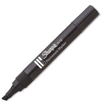 Sharpie W10 Permanent Marker Chisel Tip 1.5-5mm Line Black (Pack 12) - S0192654 - NWT FM SOLUTIONS - YOUR CATERING WHOLESALER