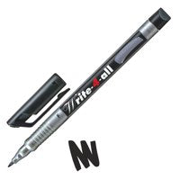STABILO Write-4-All Fine Permanent Marker 0.7mm Line Black (Pack 10) - 156/46 - NWT FM SOLUTIONS - YOUR CATERING WHOLESALER