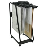 Arnos Hang A Plan Front Load Trolley Black - D060 - NWT FM SOLUTIONS - YOUR CATERING WHOLESALER
