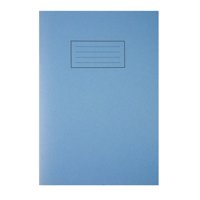 Silvine A4 Exercise Book Ruled Blue 80 Pages (Pack 10) - EX108 - NWT FM SOLUTIONS - YOUR CATERING WHOLESALER