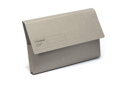 Guildhall Document Wallet Manilla Foolscap 285gsm Assorted Colours (Pack 50) - GDW1-ASTZ