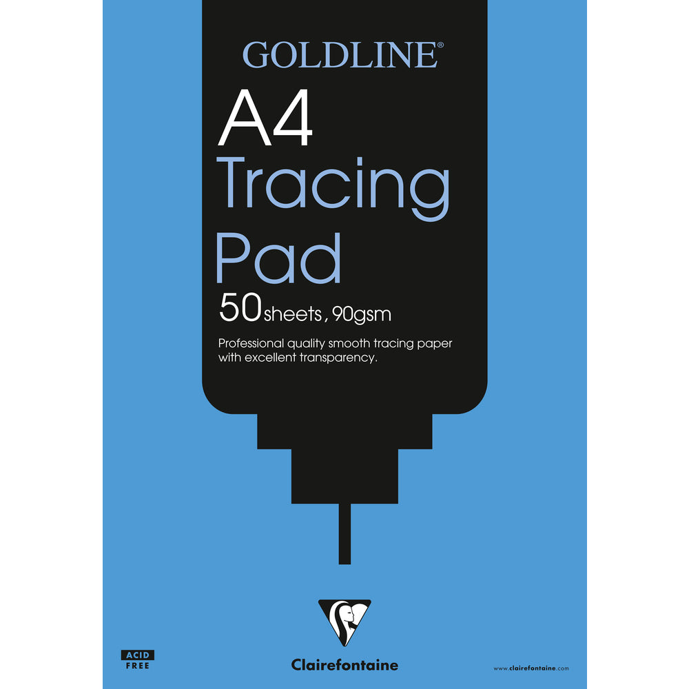 Clairefontaine Goldline Professional A4 Tracing Pad 90gsm 50 Sheets GPT1A4Z - NWT FM SOLUTIONS - YOUR CATERING WHOLESALER