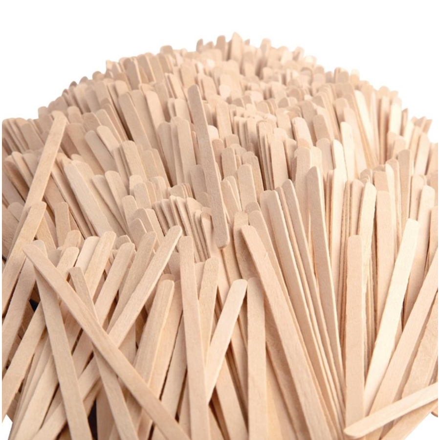 Belgravia Eco Friendly Birchwood Wooden 5.5" Coffee Stirrers (Pack of 1000)